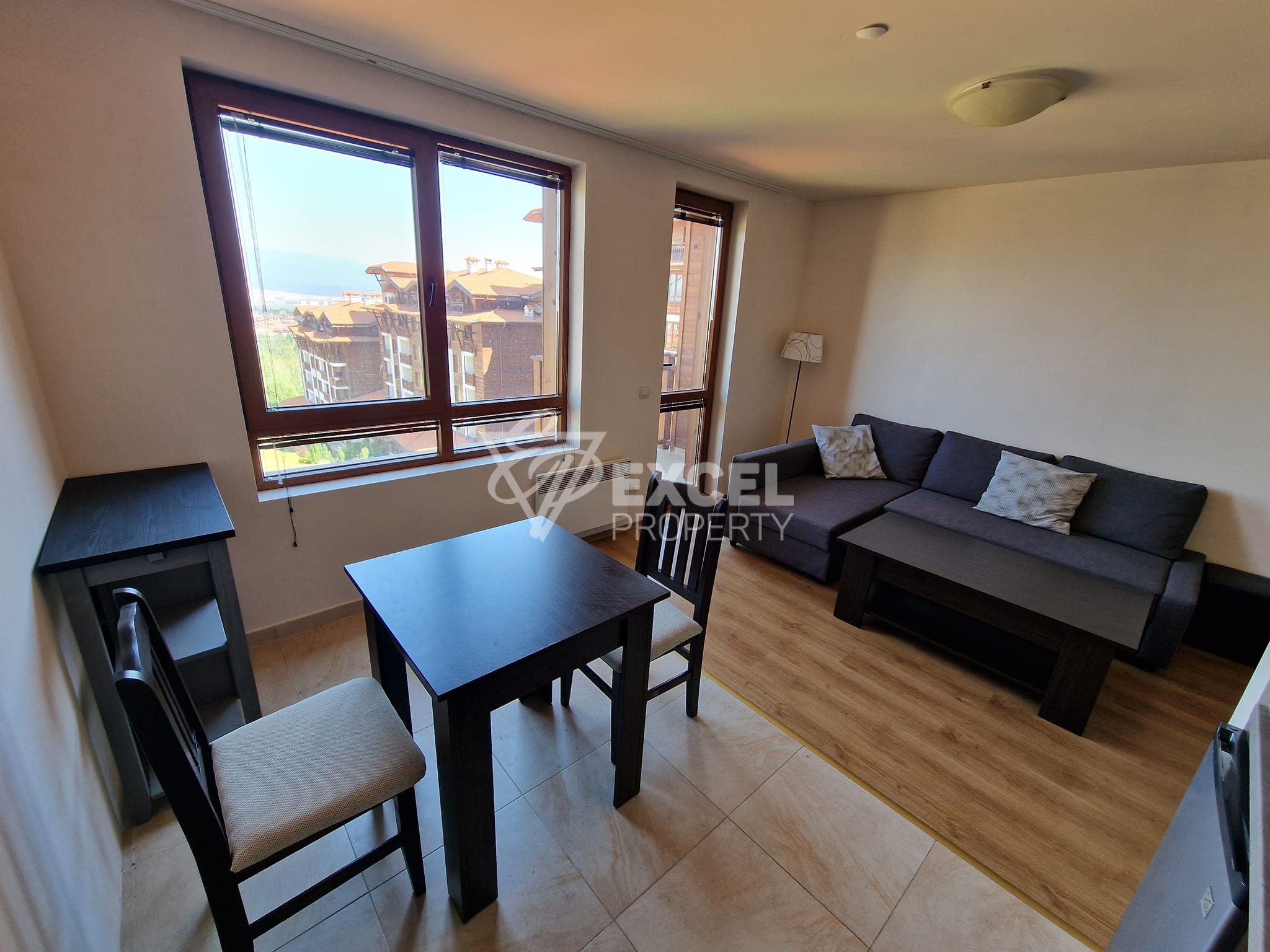 Обзаведен тристаен апартамент в комплекс с минерална вода за продажба в Банско