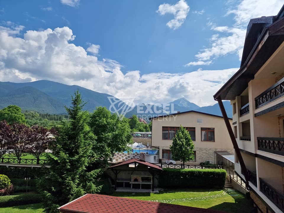 Южен, двустаен апартамент  с фронтална гледка към Пирин планина за продажба в Хотел REGNUM 5 *, Банско