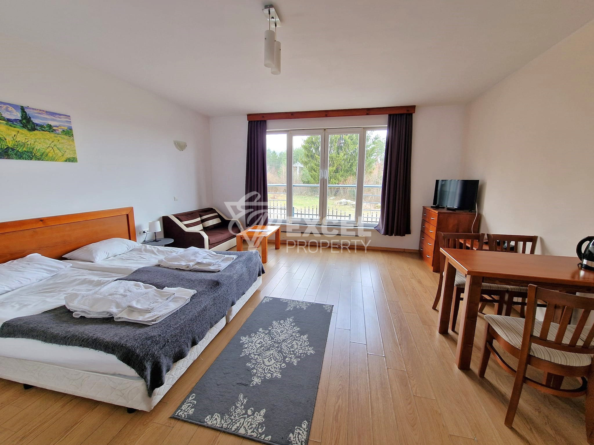 Просторно студио за продажба в Апартхотел Saint George Palace, Банско