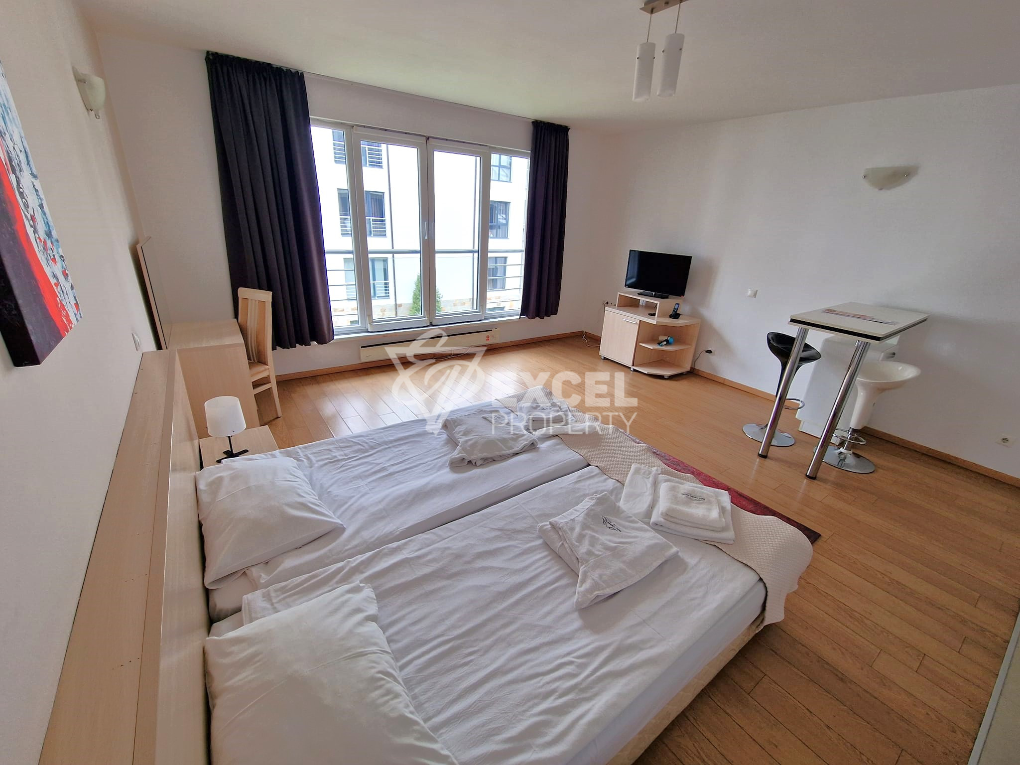 Стилно обзаведено студио за продажба в елитен Апартхотел Saint George Palace, Банско