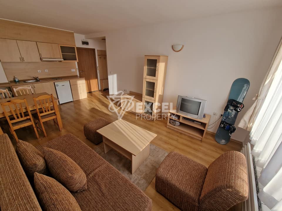 Двустаен апартамент в сграда с ниска такса поддръжка Snow Legend  и красива гледка към Пирин за продажба в Банско