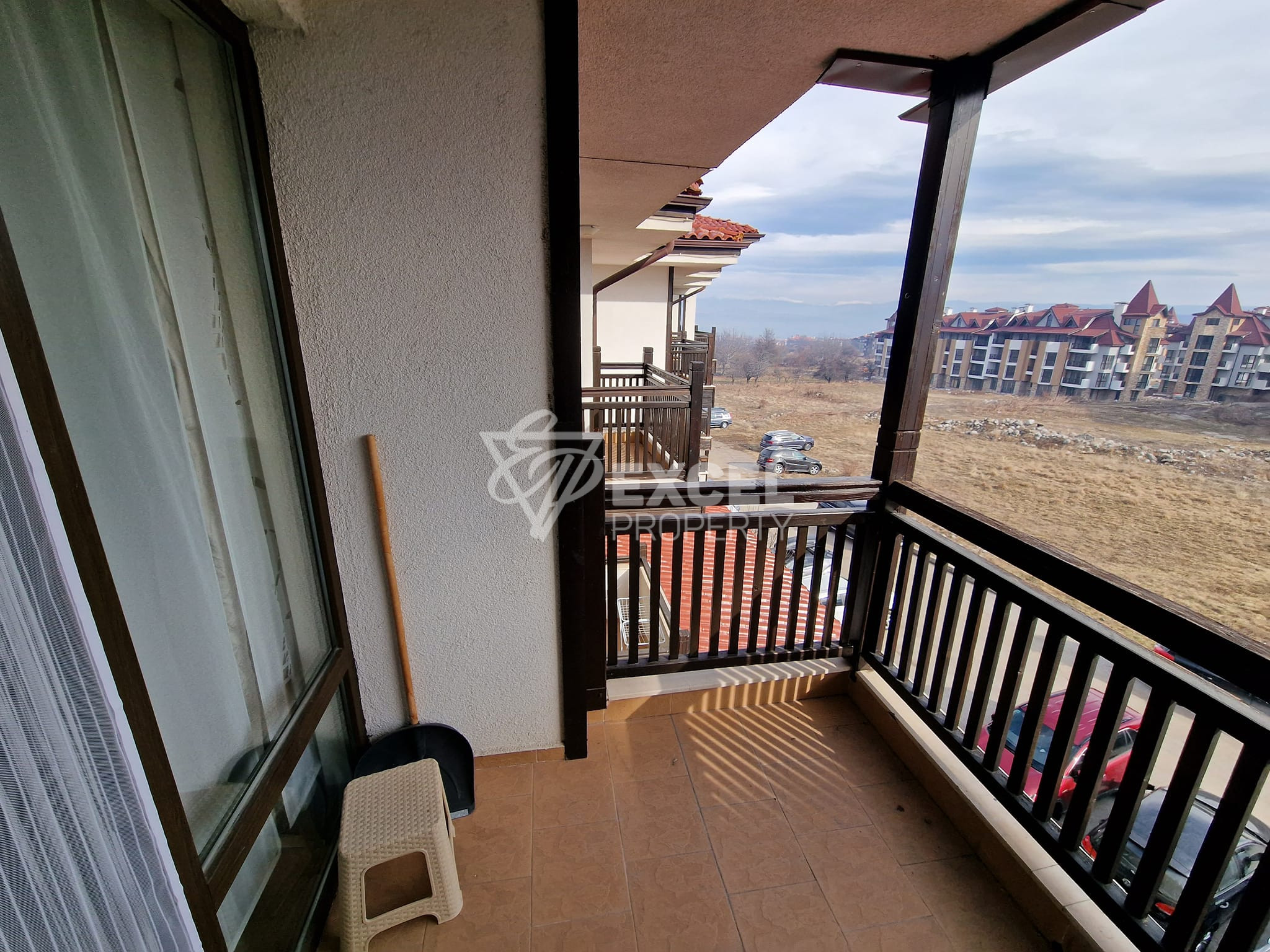 Обзаведен двустаен апартамент в целогодишно работещ комплекс за продажба в Банско