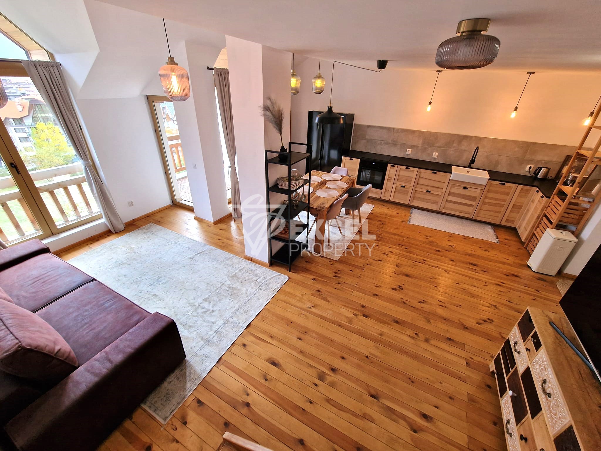 Уникален апартамент (мезонет) с фронтална гледка към Пирин планина за продажба в Банско