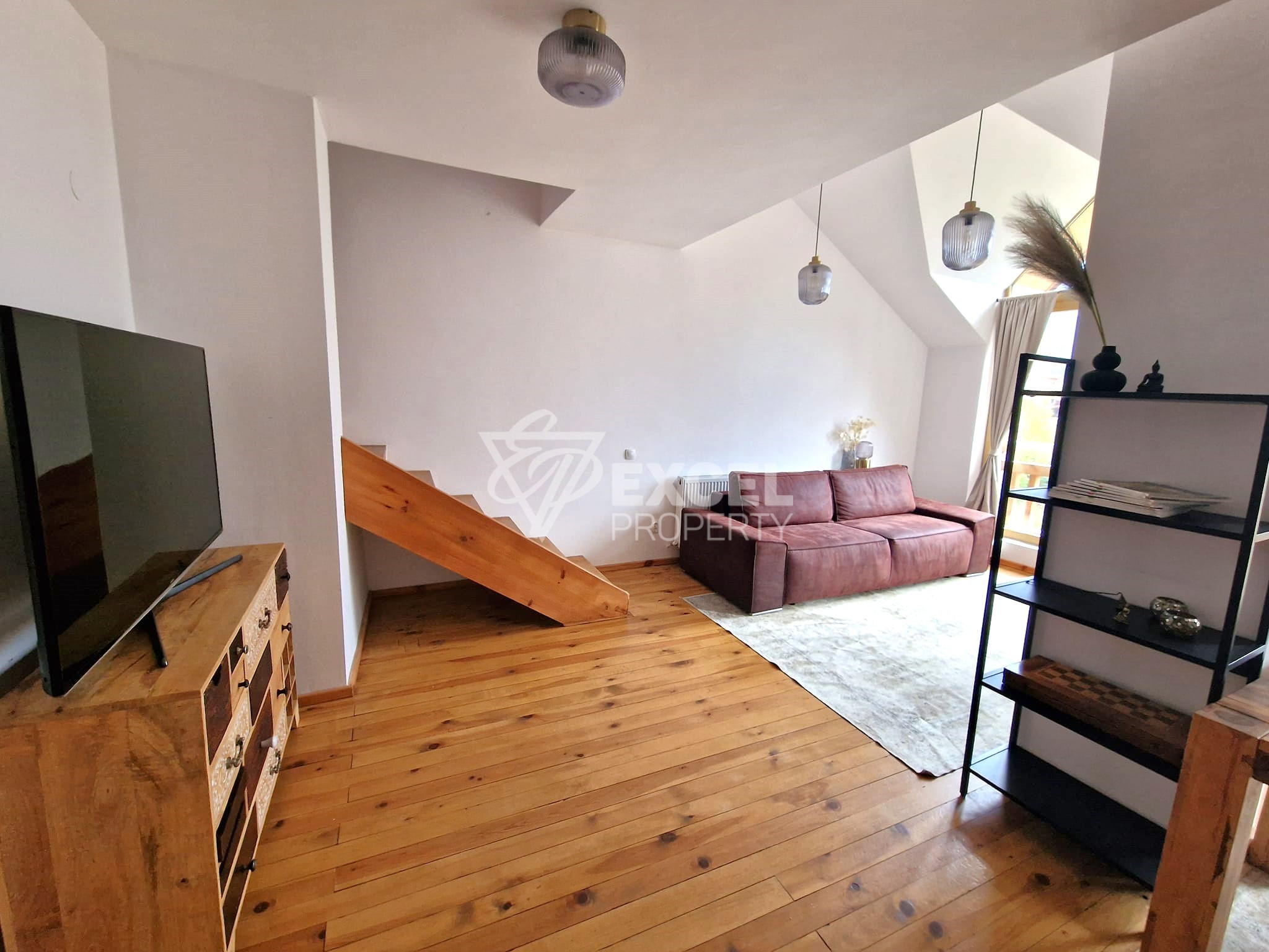 Уникален апартамент (мезонет) с фронтална гледка към Пирин планина за продажба в Банско