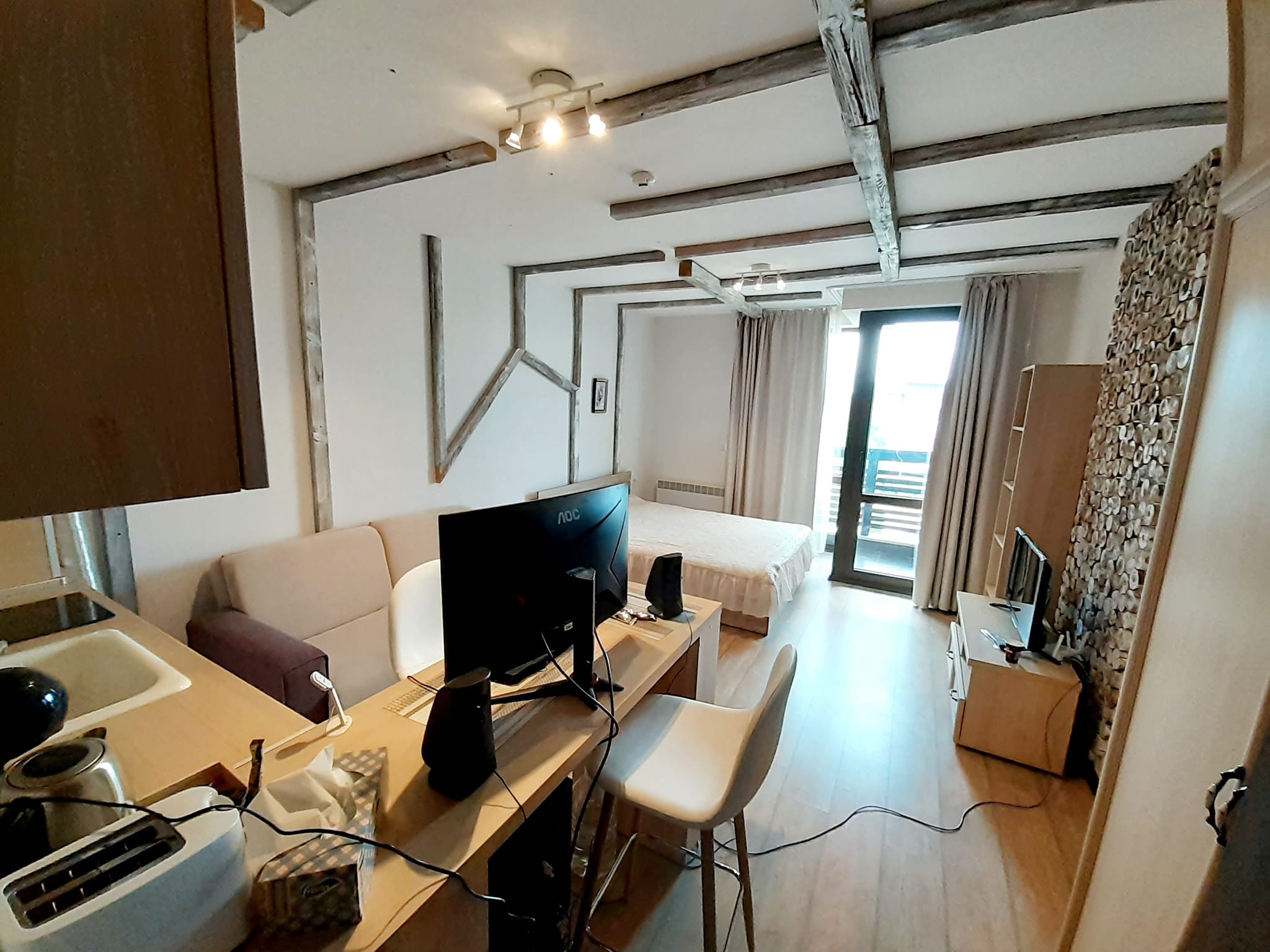 Инвестиция в Банско: Еко обзаведено студио за продажба в Alpine Lodge