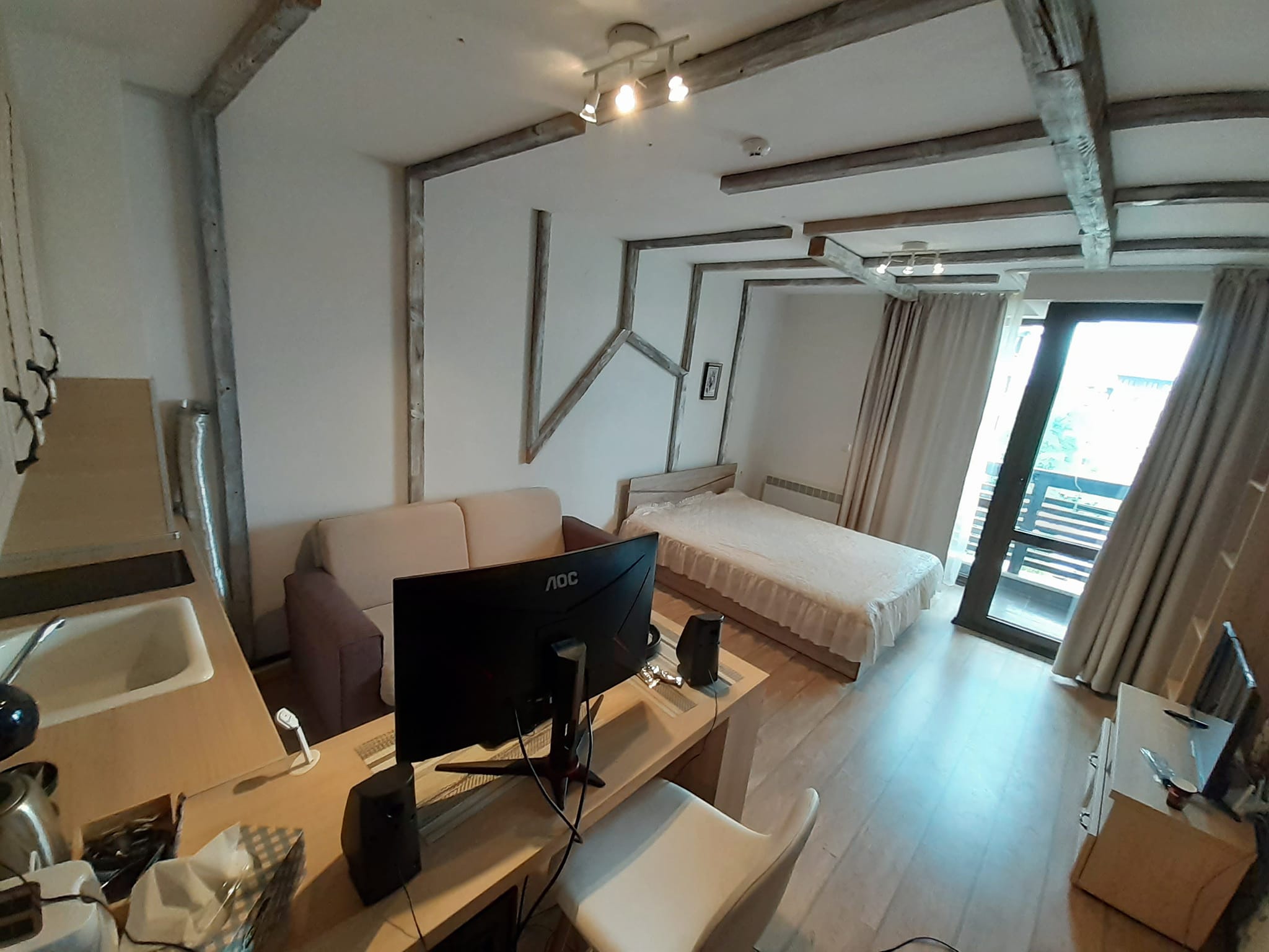 Инвестиция в Банско: Еко обзаведено студио за продажба в Alpine Lodge