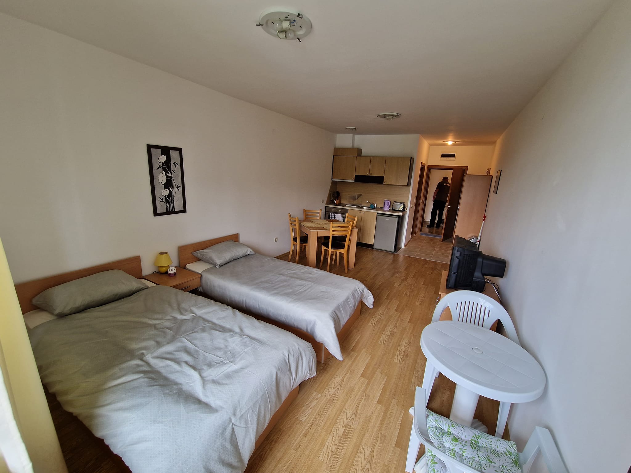 За продажба: Обзаведено студио с тераса в целогодишно работещ комплекс Аспен Валей