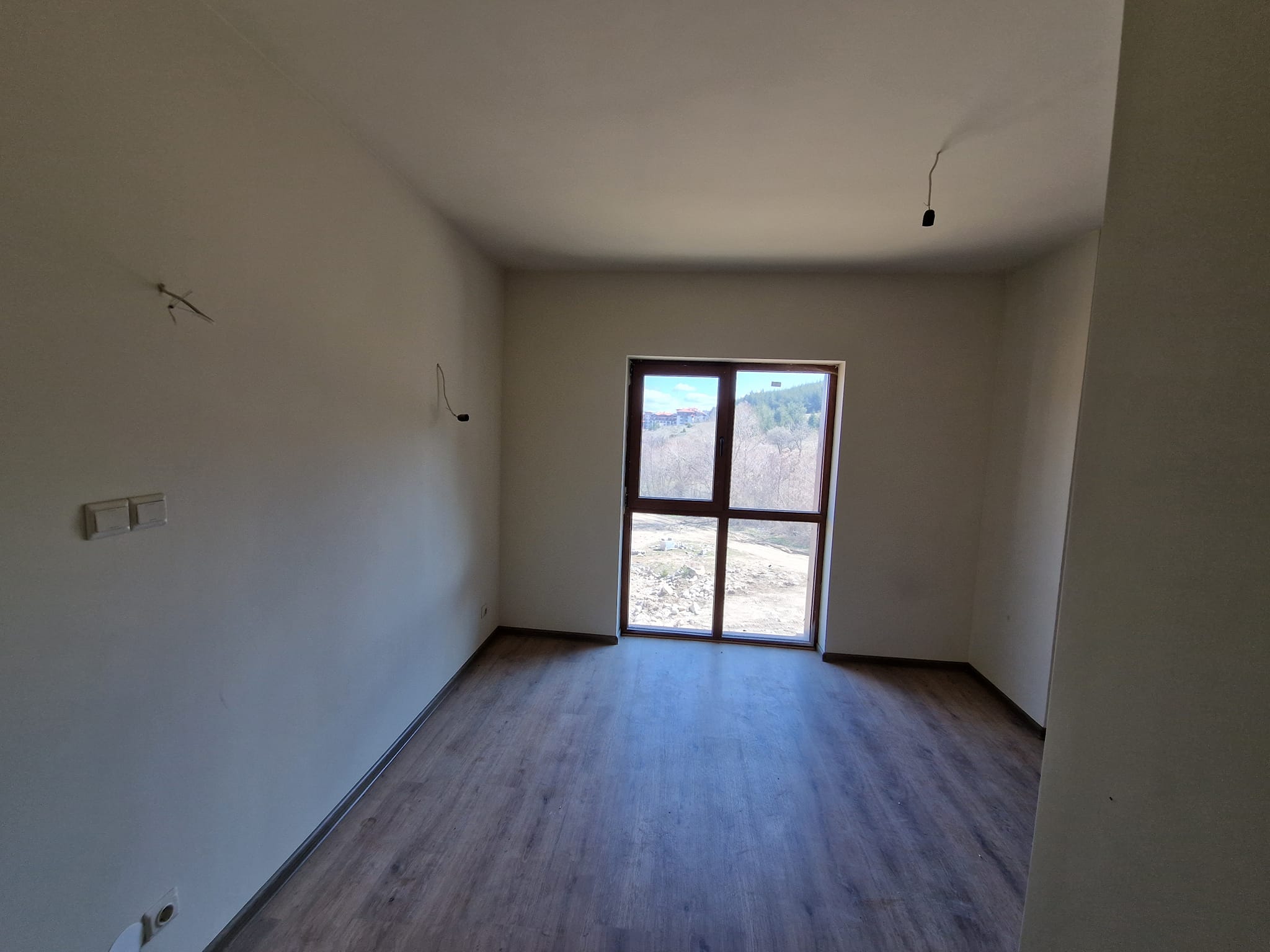 Необзаведено студио с тераса с прекрасна гледка в Банско