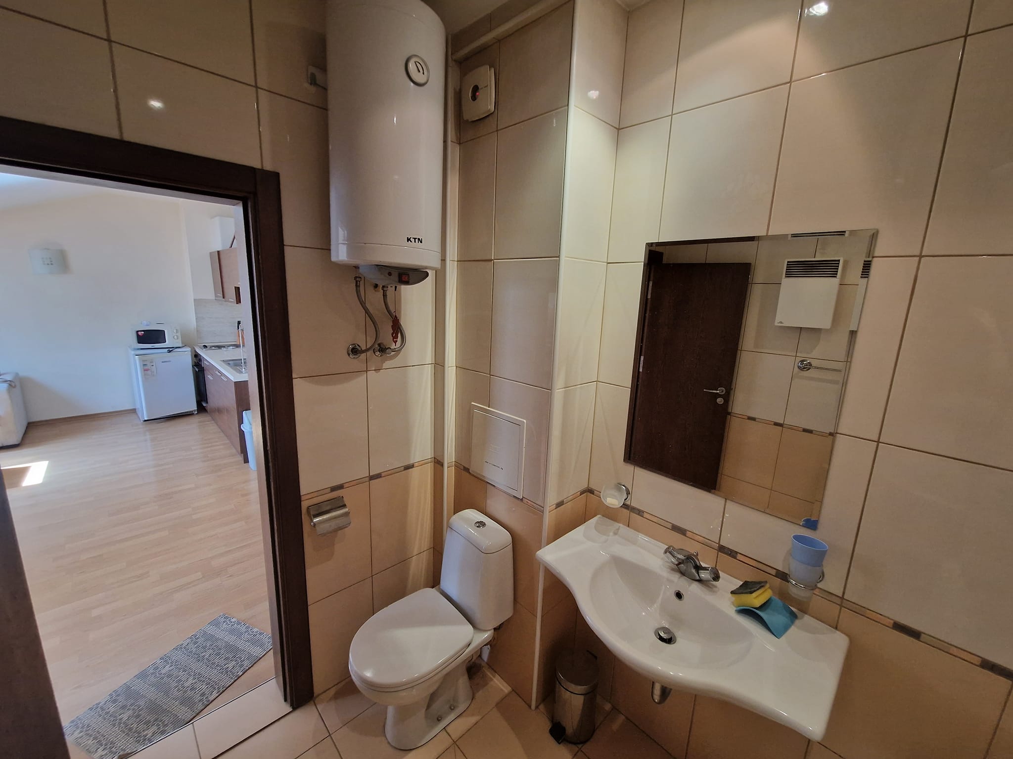 Изгоден обзаведен двустаен апартамент до ски лифта в Банско