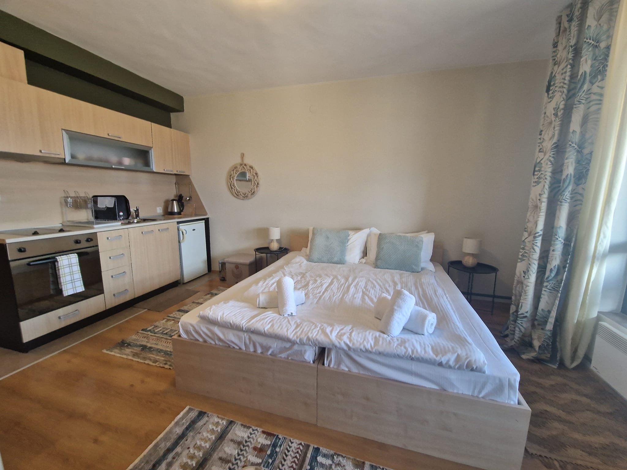 Уютно студио с тераса за продажба в Аспен голф, район Разлог