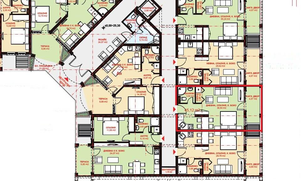 Просторно студио в комплекс Олимп, Свети Влас