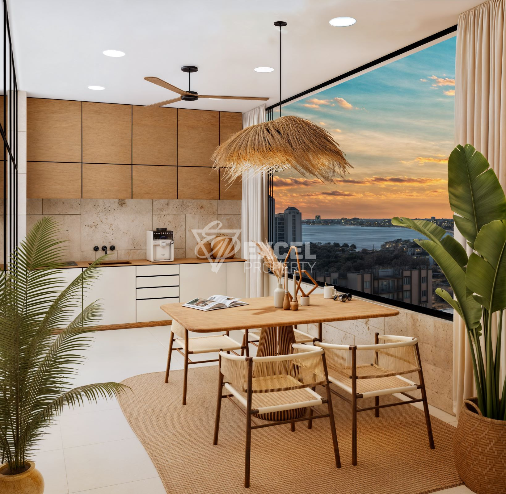 Комплекс Лоджия, Свети Влас - двустаен апартамент с гледка море