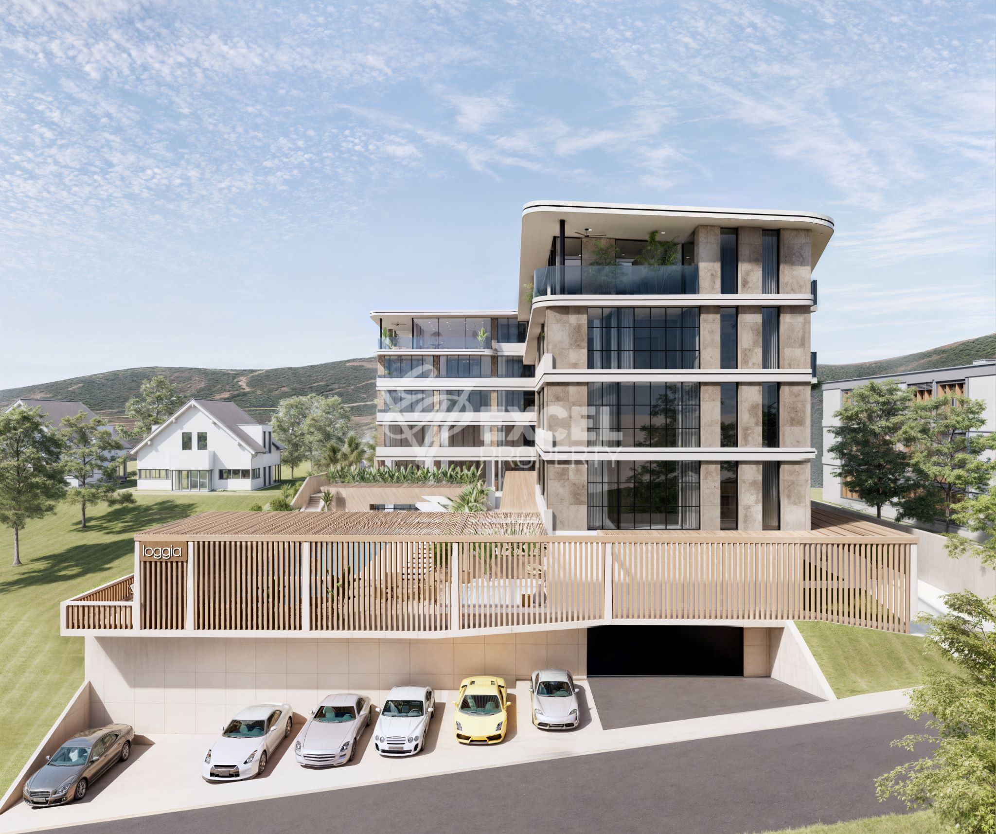 Комплекс Лоджия, Свети Влас - двустаен апартамент с гледка море