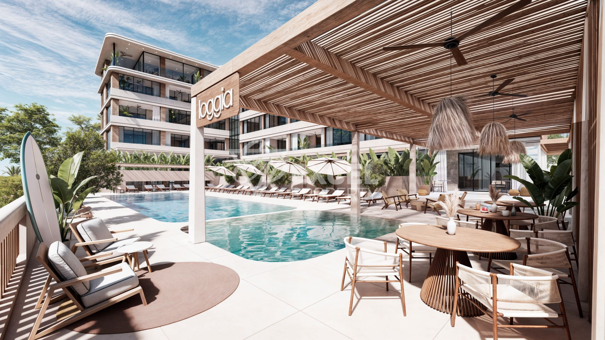 Комплекс Лоджия, Свети Влас - двустаен апартамент с гледка море