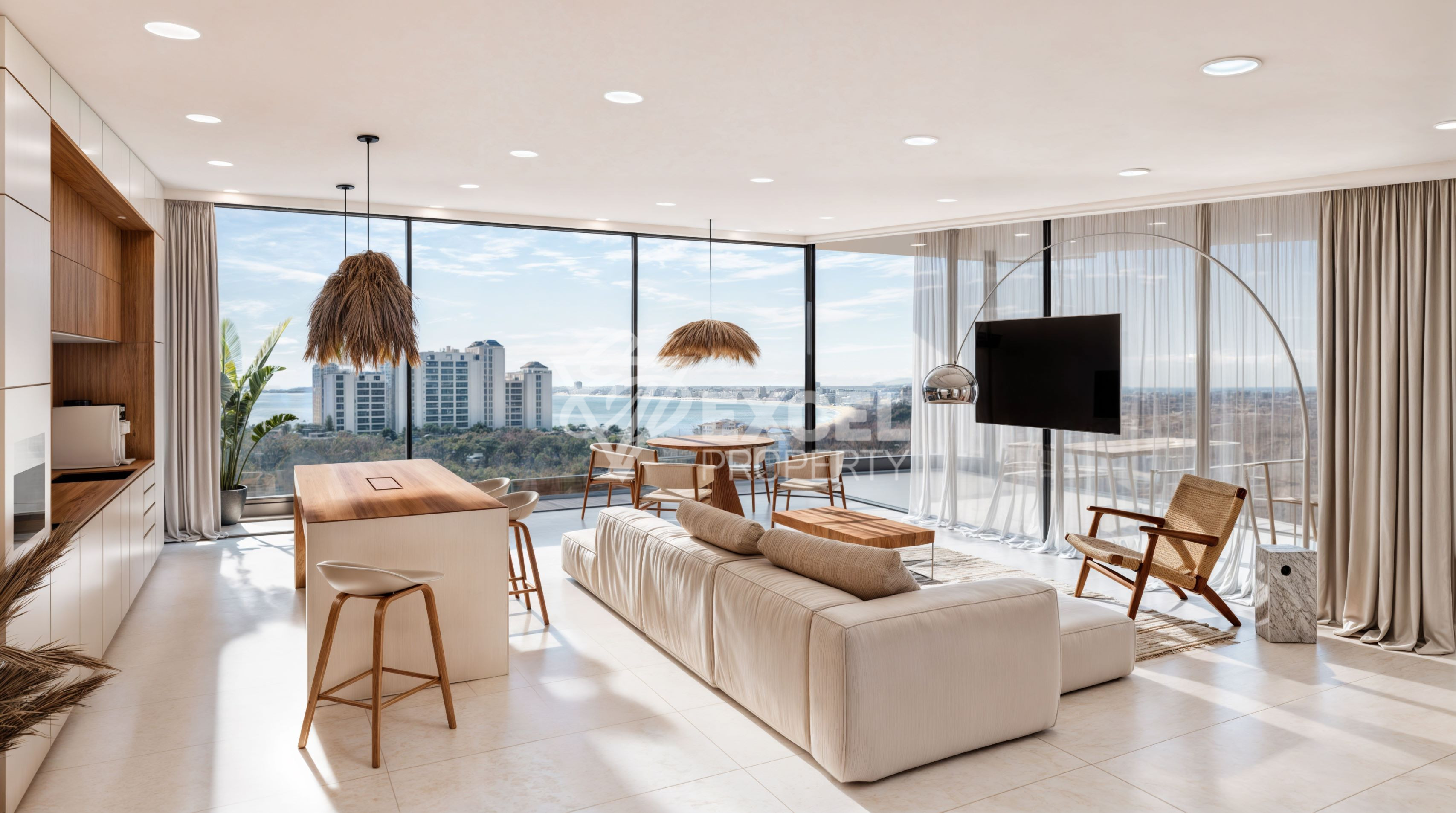 Комплекс Лоджия, Свети Влас - двустаен апартамент с гледка море