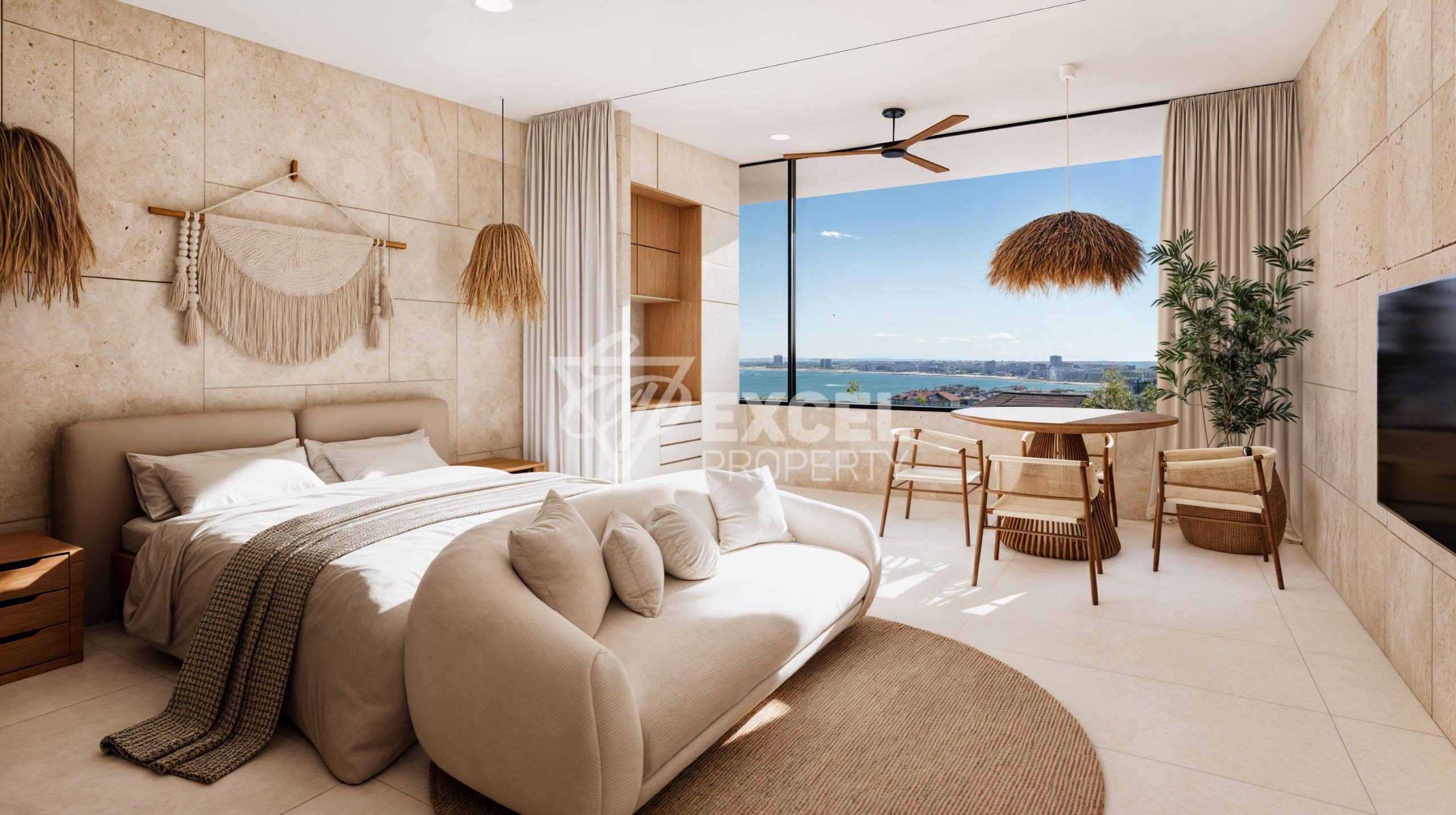 Комплекс Лоджия, Свети Влас - двустаен апартамент с гледка море