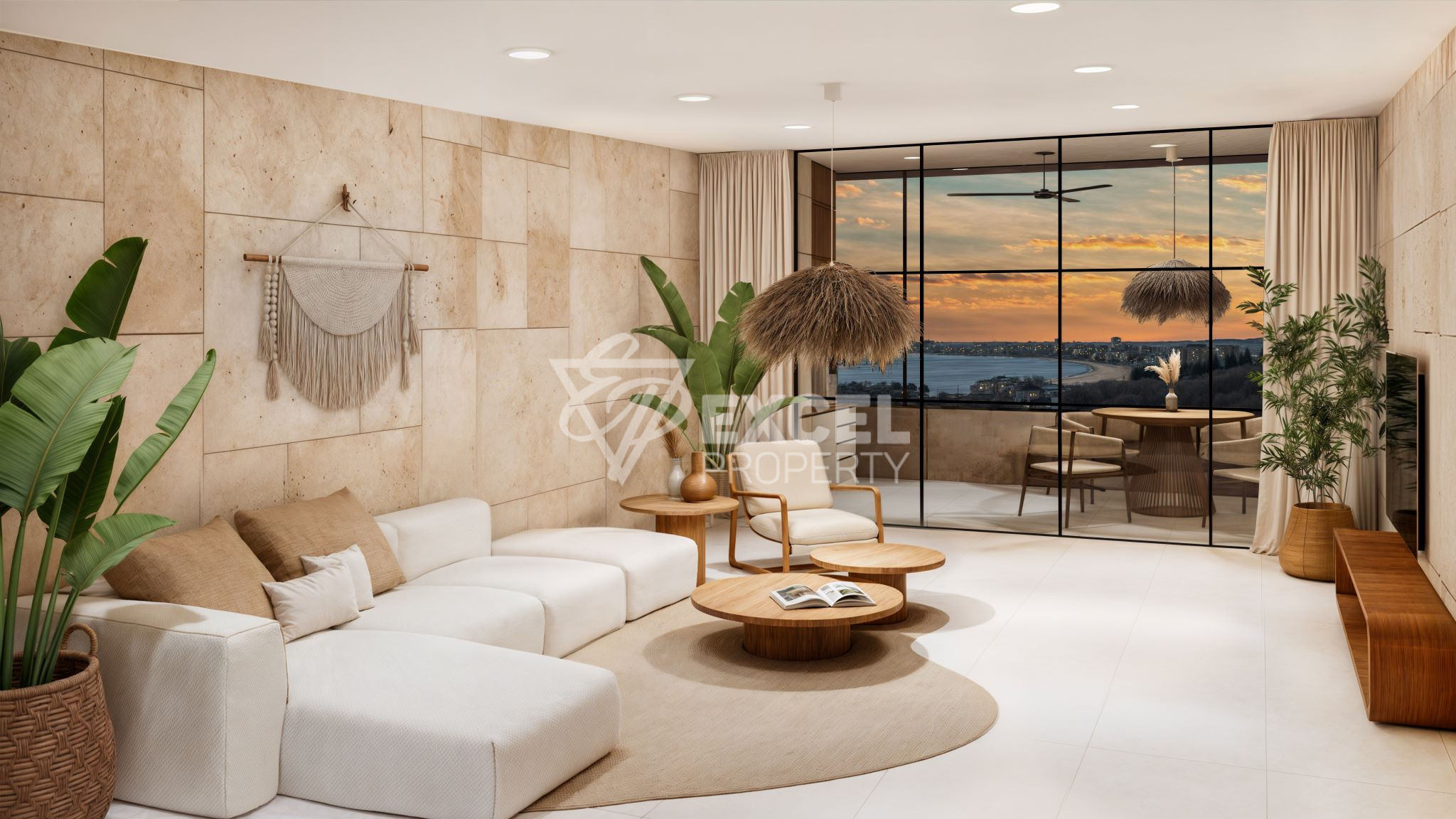 Комплекс Лоджия, Свети Влас - двустаен апартамент с гледка море