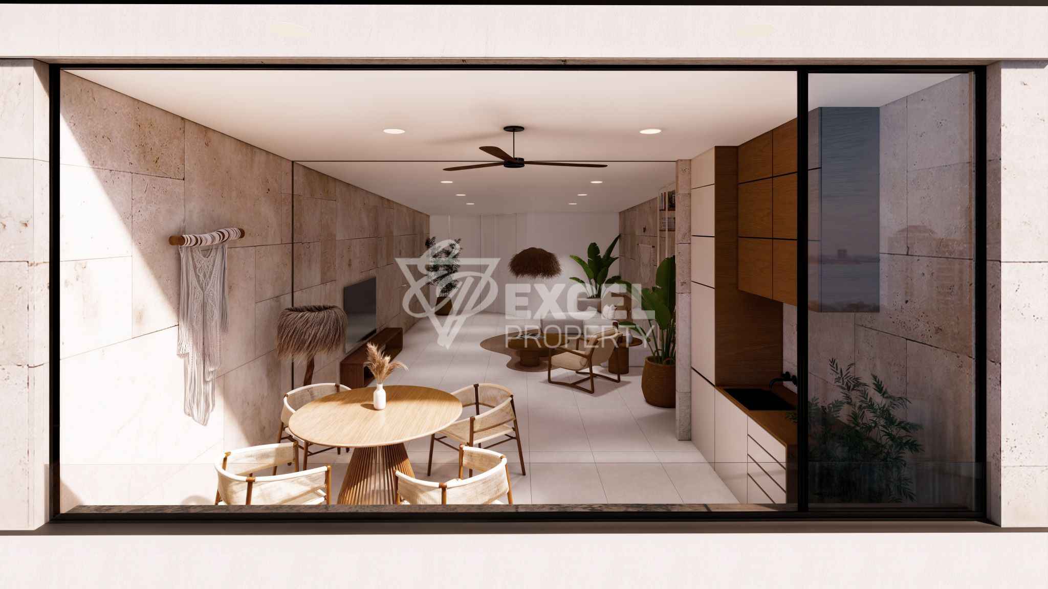 Комплекс Лоджия, Свети Влас - двустаен апартамент с гледка море