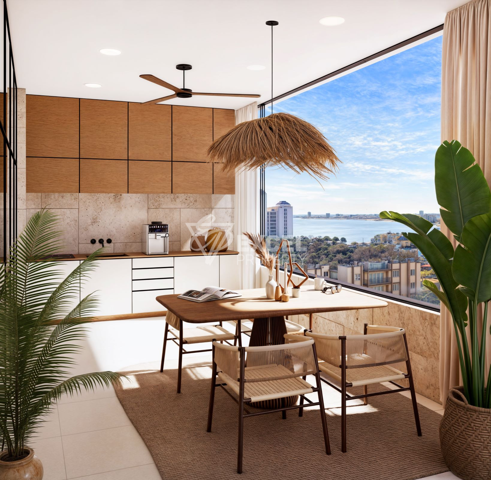 Комплекс Лоджия, Свети Влас - двустаен апартамент с гледка море