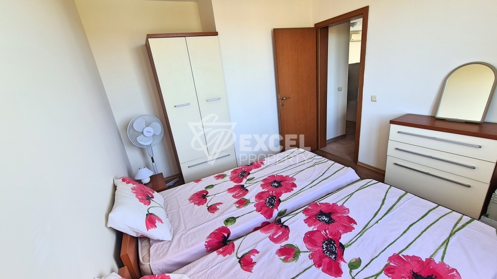 Обзаведен, тристаен апартамент в Несебър Форт Нокс, Слънчев Бряг