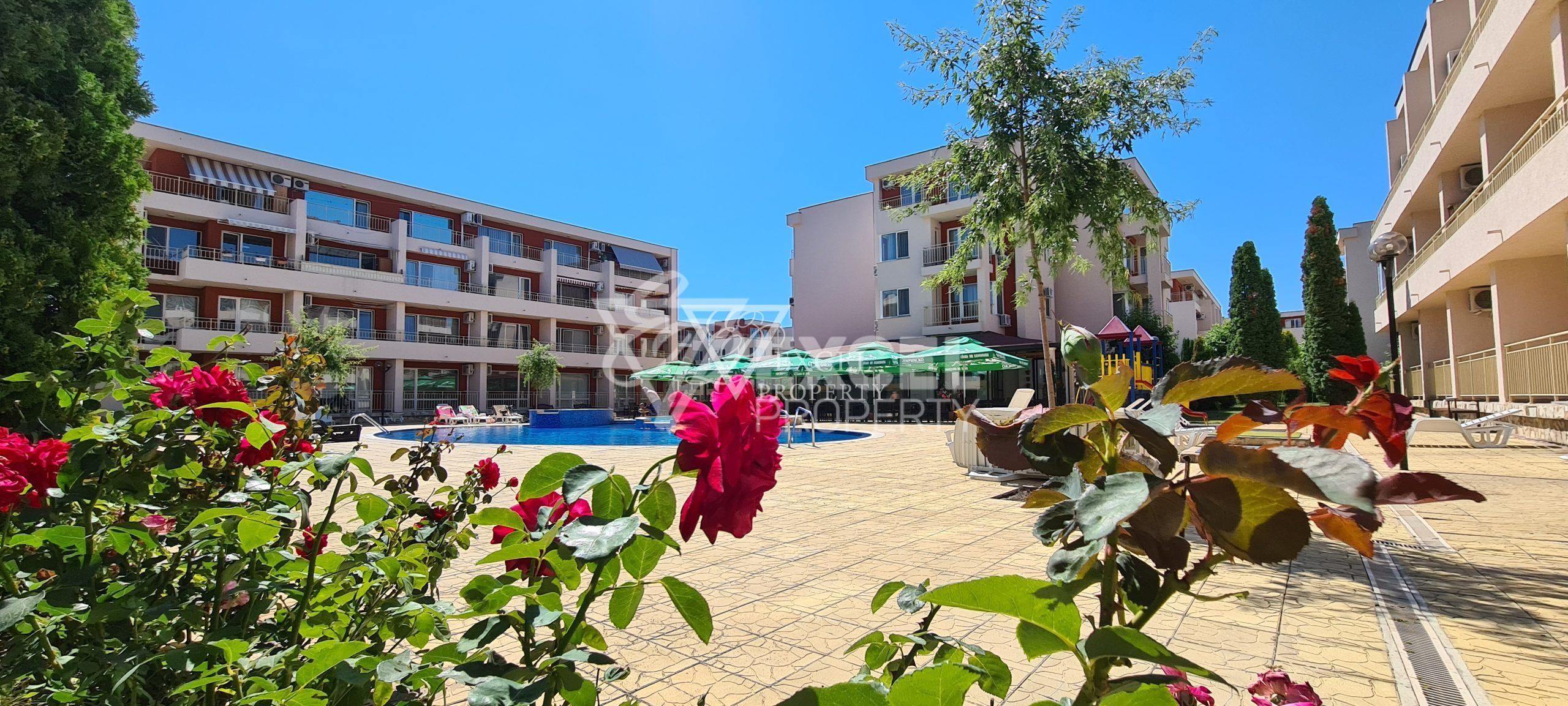 Обзаведен, тристаен апартамент в Несебър Форт Нокс, Слънчев Бряг