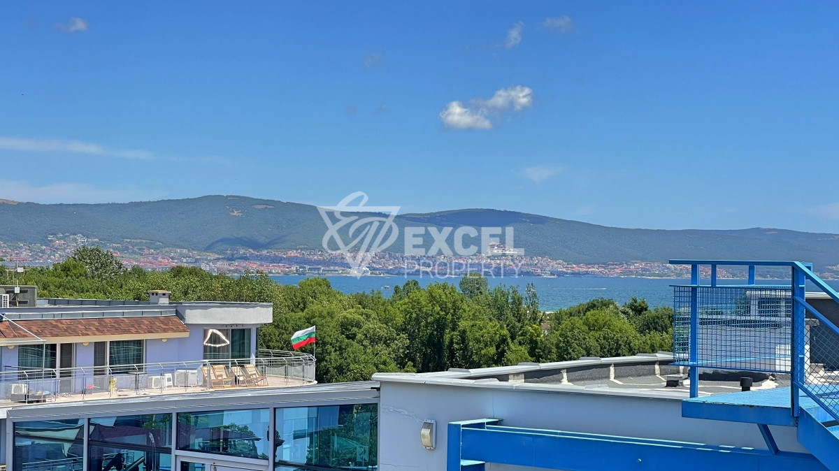 Обзаведено студио в Слънчев Бряг само на 200 м от морето в района на Какао Бийч