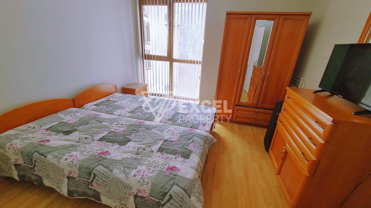 Обзаведен, тристаен апартамент в Слънчев Бряг в района на Какао Биич