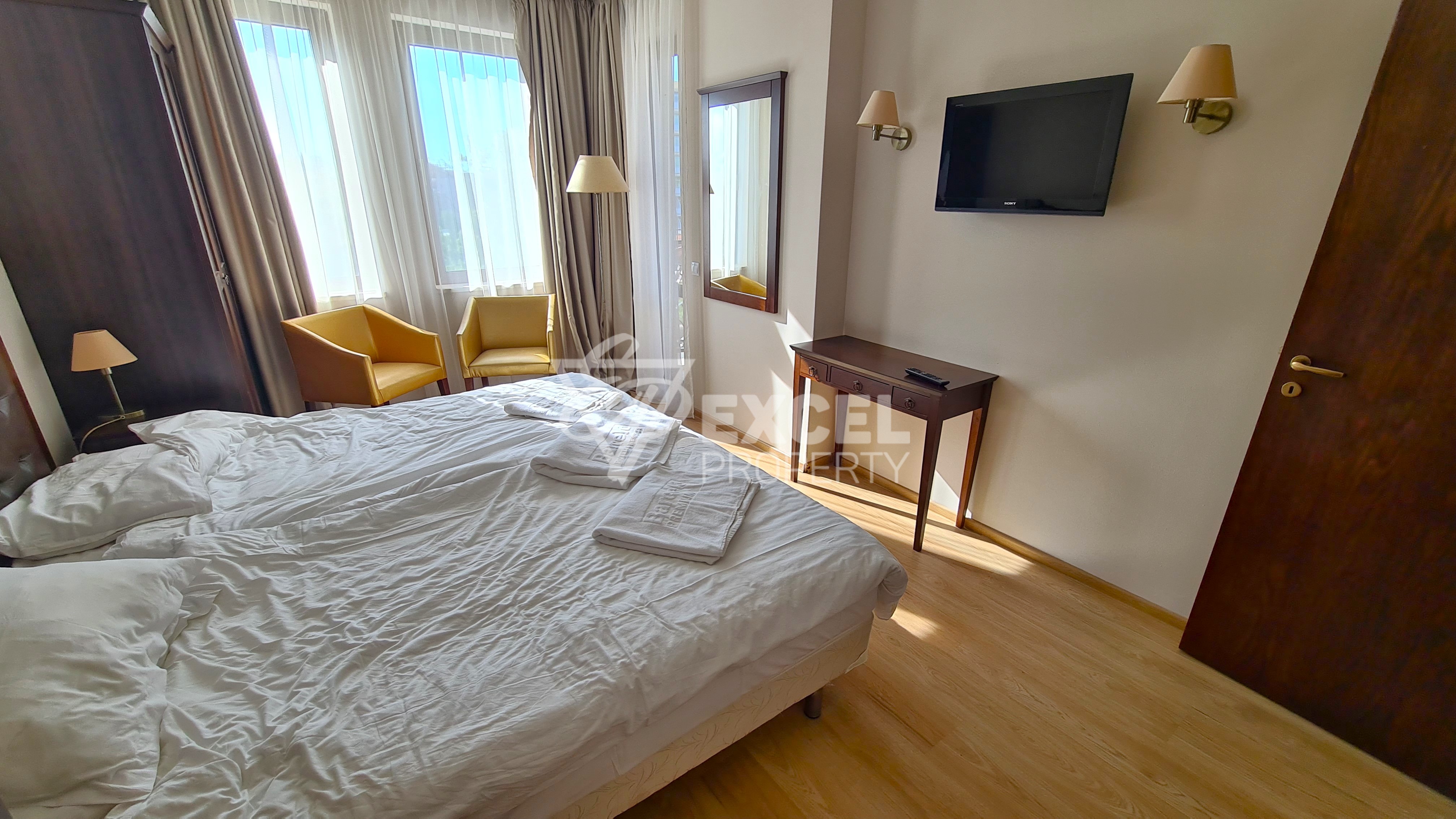 Обзаведен двустаен апартамент в комплекс Барсело Роял в Слънчев бряг