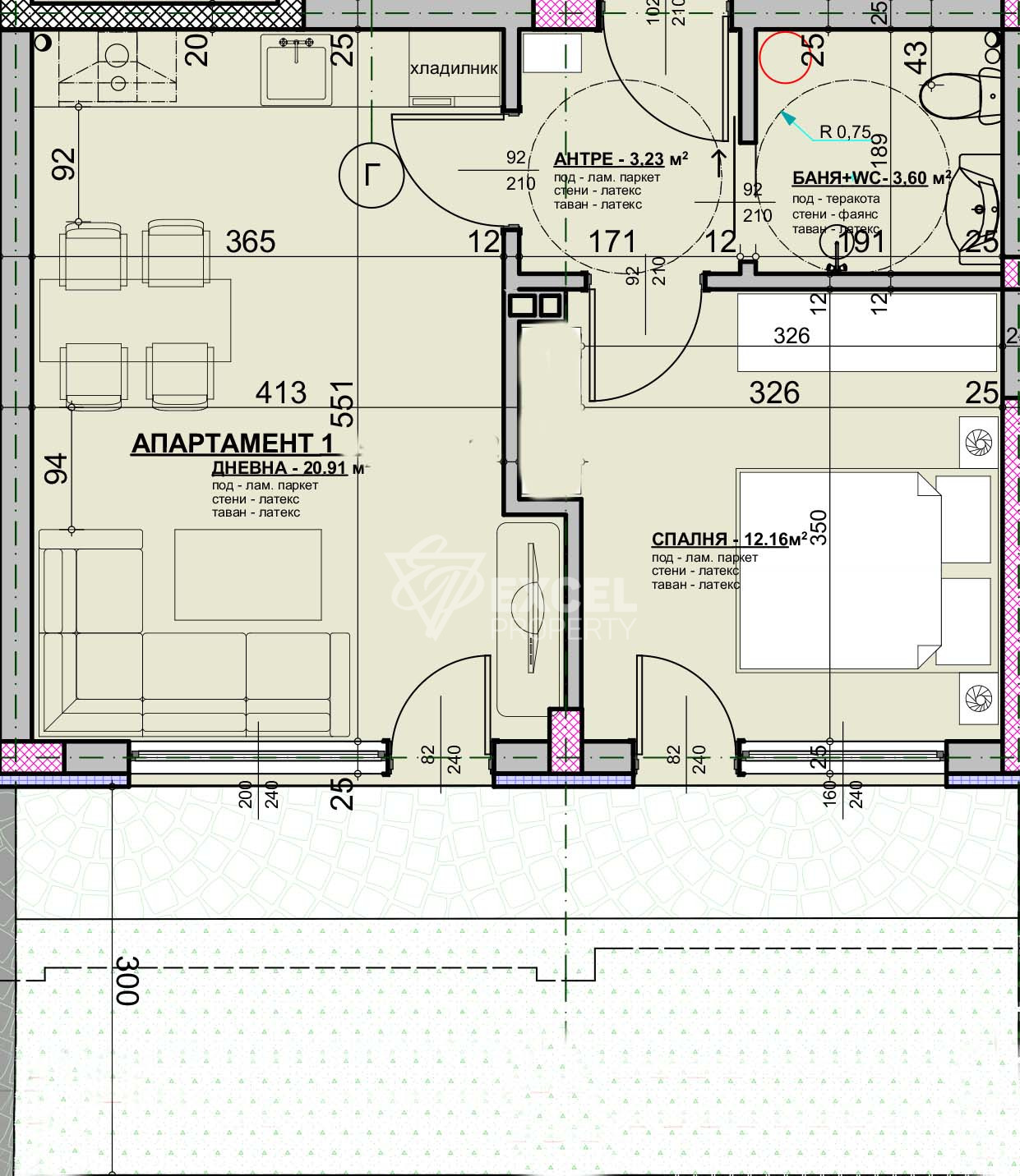 Изгодно предложение за инвестиция в новострояща се сграда в центъра на Равда