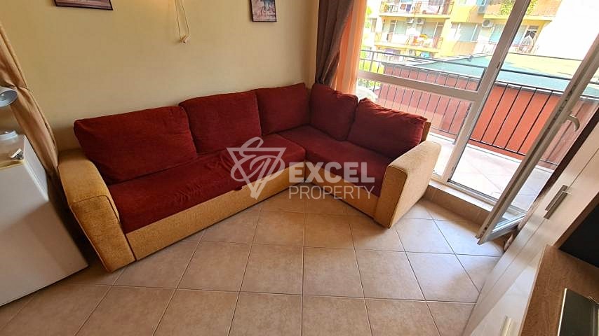 Обзаведен двустаен апартамент в центъра на Слънчев бряг