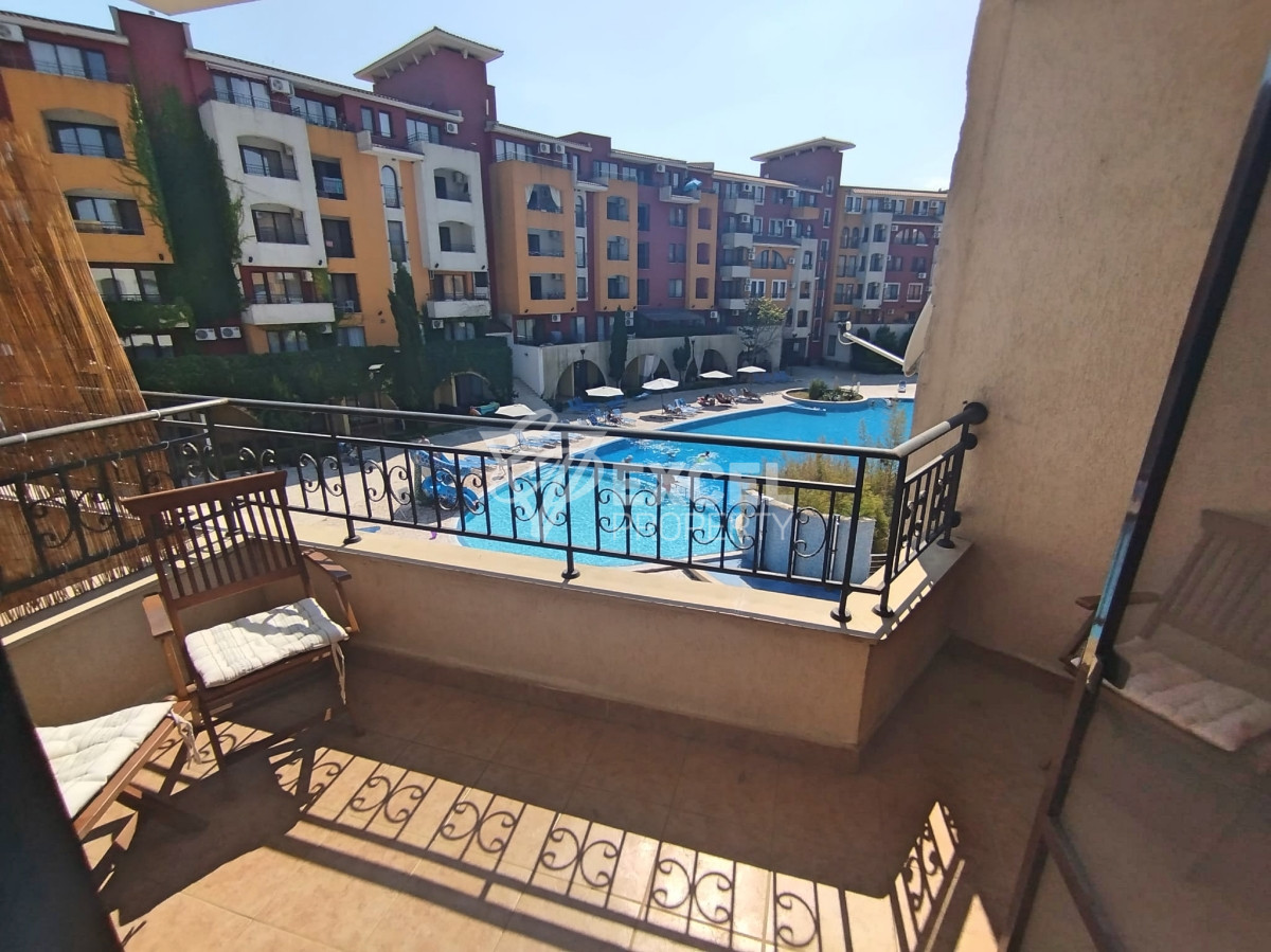 Мебелирано студио, с отделна спална зона- Марина Кейп, на 200м. от морето