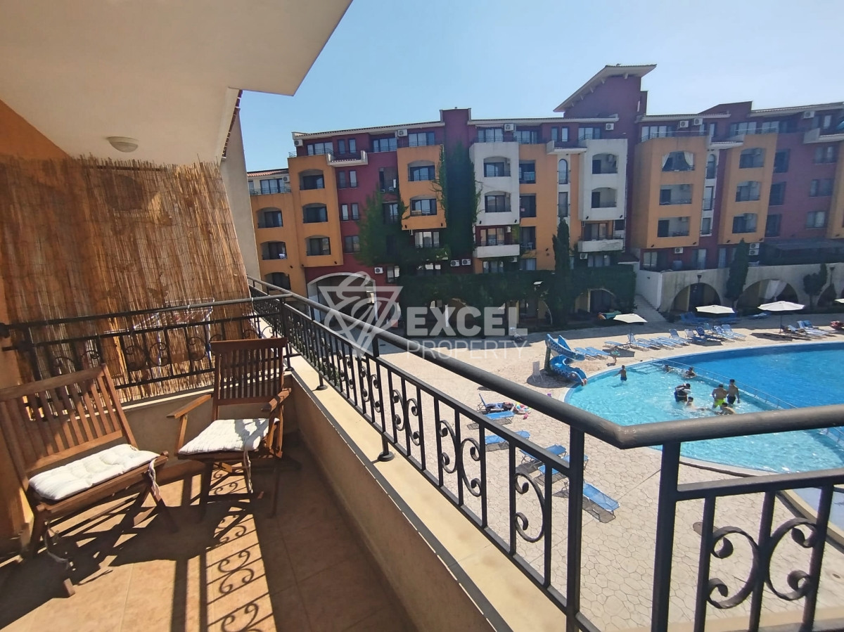 Мебелирано студио, с отделна спална зона- Марина Кейп, на 200м. от морето