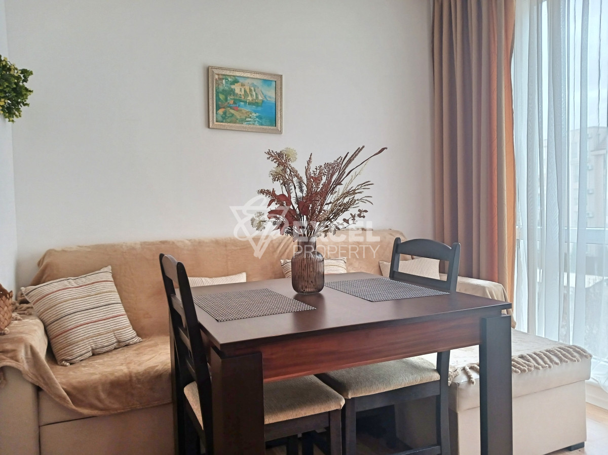 Двустаен, обзаведен имот в района на плаж Какао-Слънчев бряг