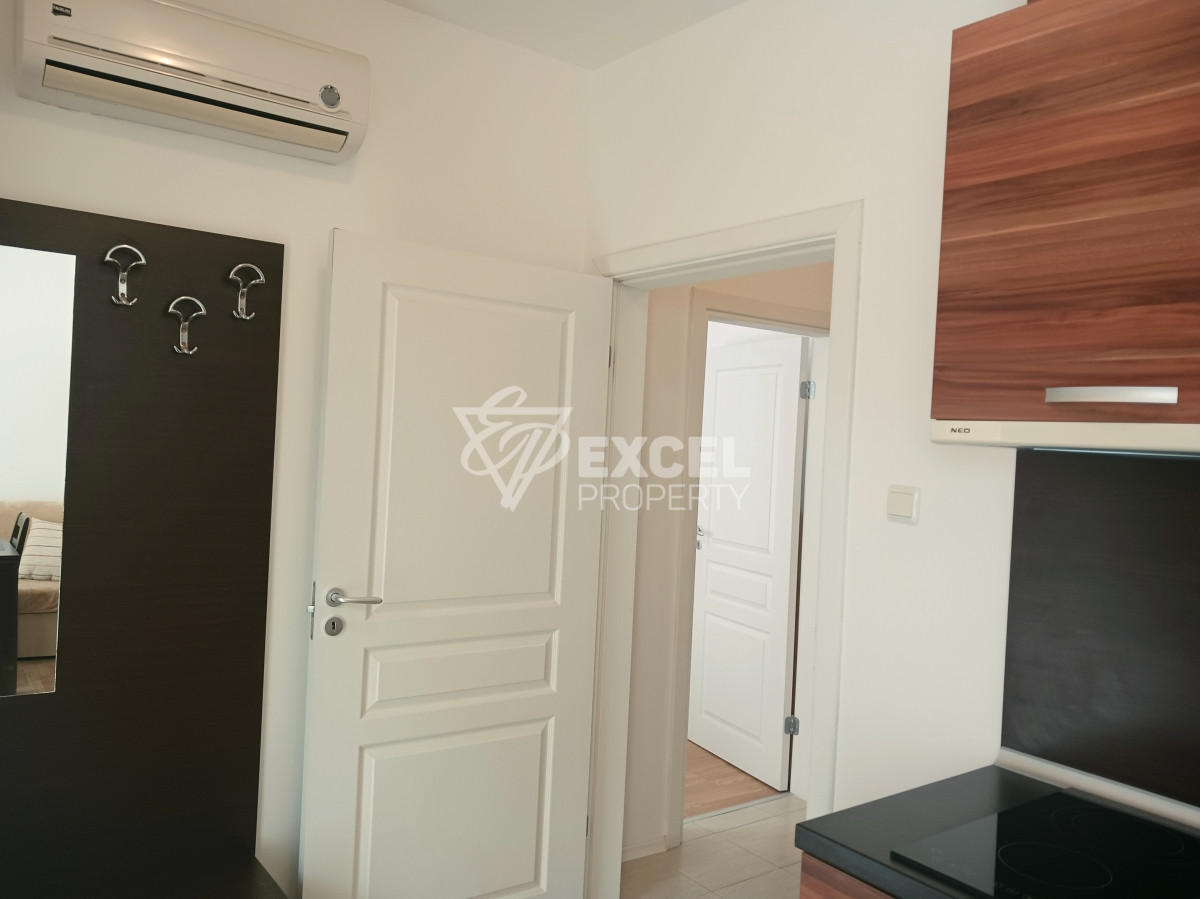 Двустаен, обзаведен имот в района на плаж Какао-Слънчев бряг