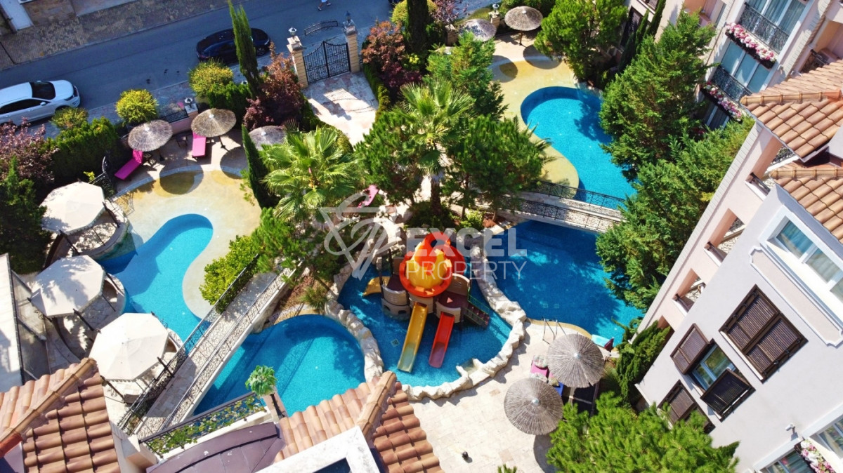 Двустаен, обзаведен имот в района на плаж Какао-Слънчев бряг