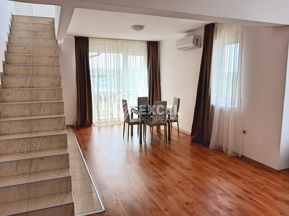 Просторен двустаен имот- мезонет, в комплекс Сий Даймънд