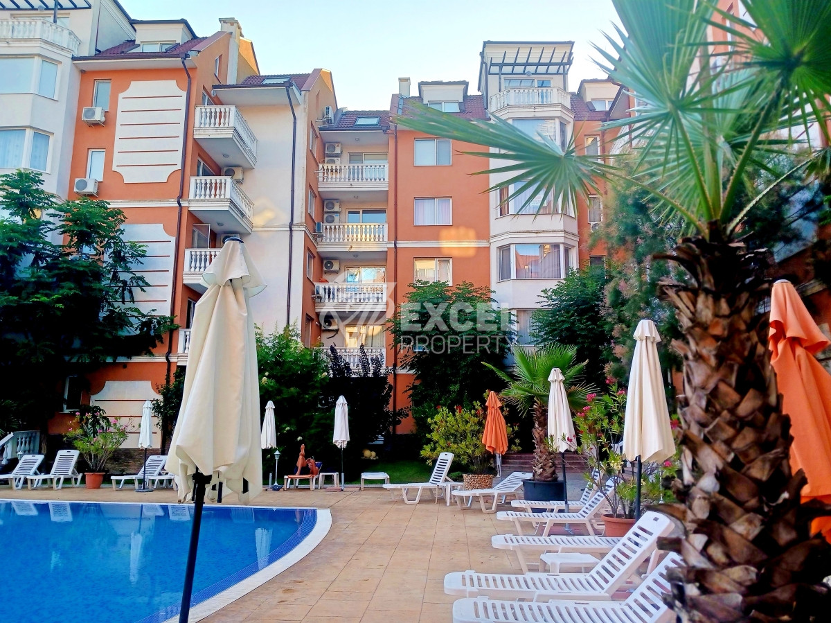 Нов двустаен имот без мебели в Сий Даймънд, Слънчев бряг