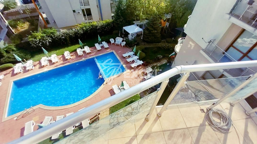 Двустаен, обзаведен имот с гледка море  -Свети Влас