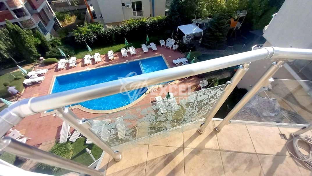 Двустаен, обзаведен имот с гледка море  -Свети Влас