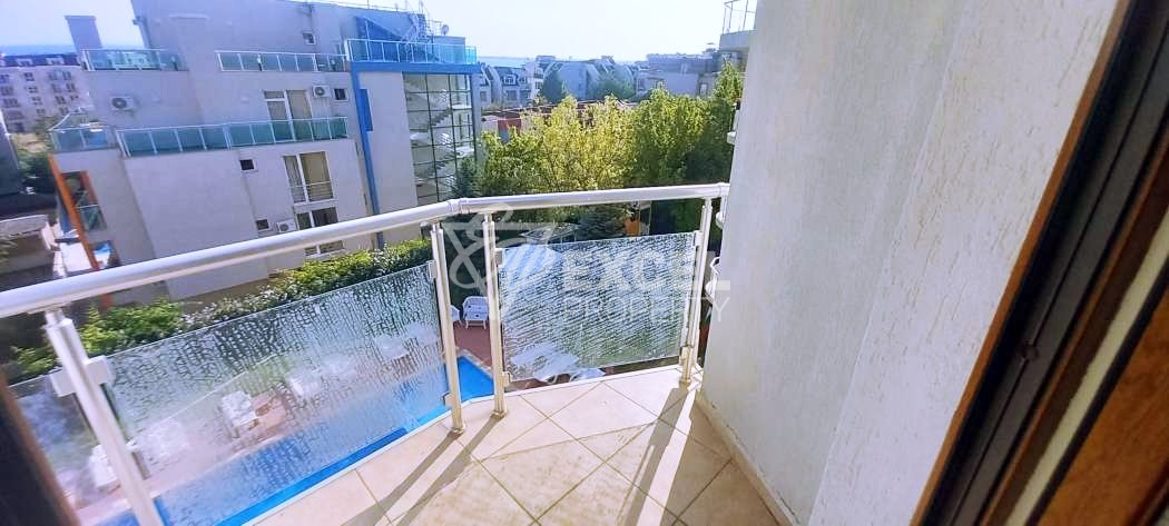 Двустаен, обзаведен имот с гледка море  -Свети Влас