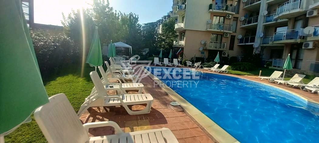 Двустаен, обзаведен имот с гледка море  -Свети Влас