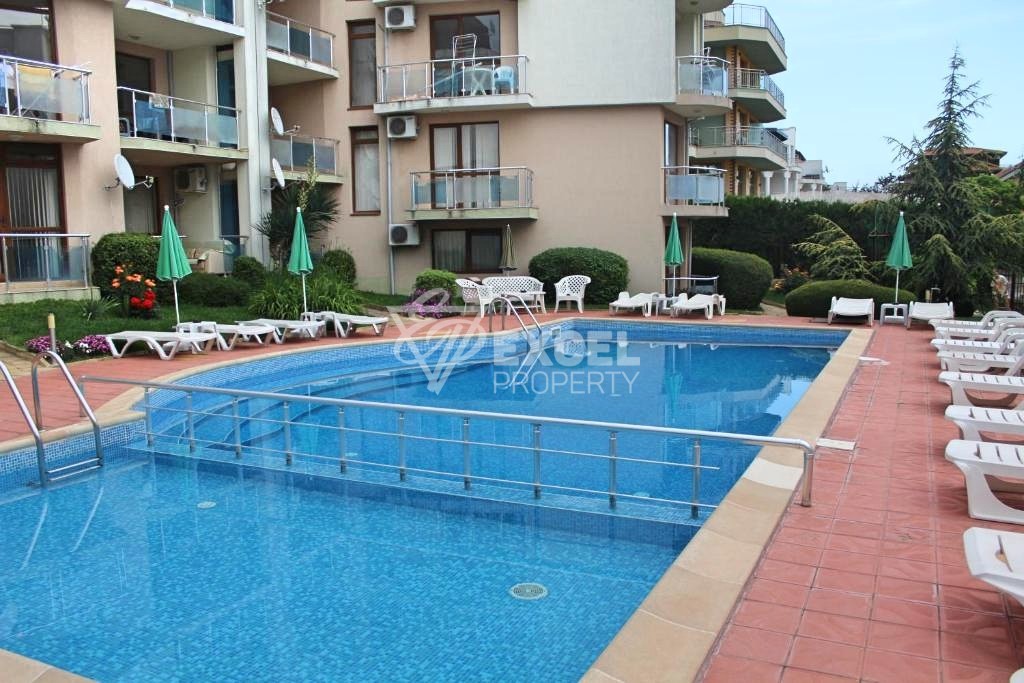 Двустаен, обзаведен имот с гледка море  -Свети Влас