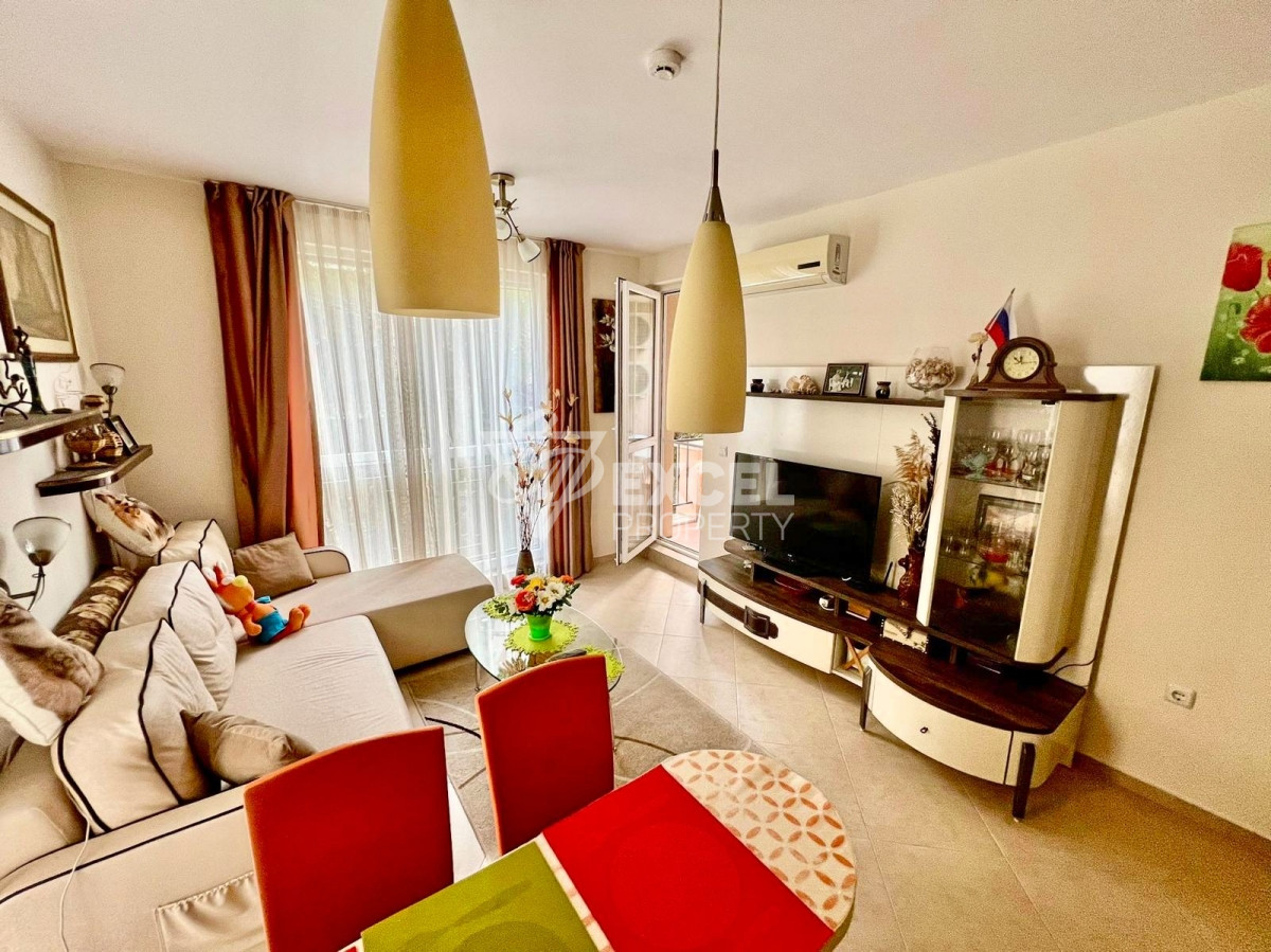 Двустаен, стилно обзаведен имот в комплекс Слънце и Море