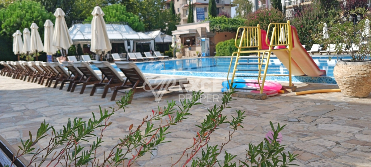 Двустаен, стилно обзаведен имот в комплекс Слънце и Море