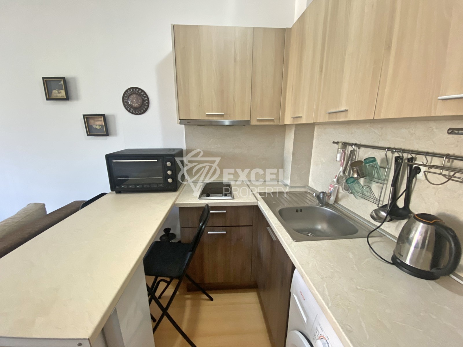 Просторно и добре мебелирано студиo на 3 км от Слънчев бряг