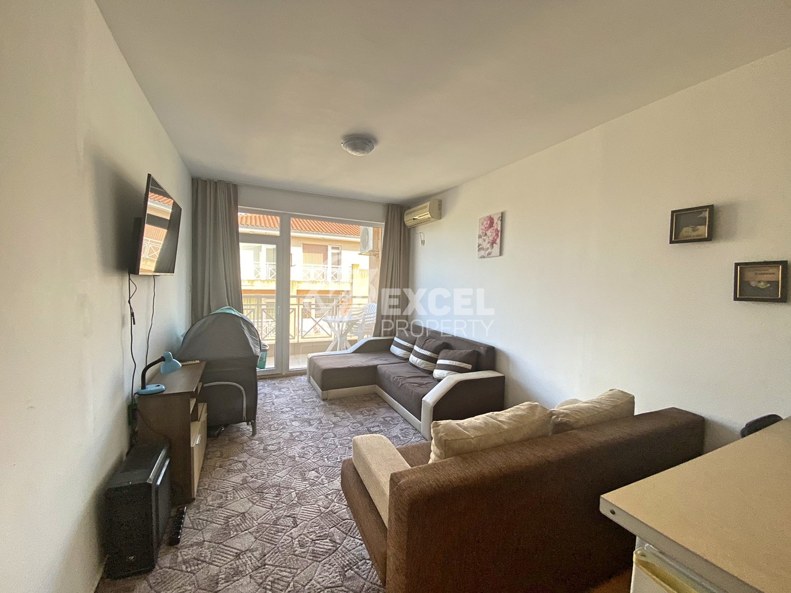 Просторно и добре мебелирано студиo на 3 км от Слънчев бряг