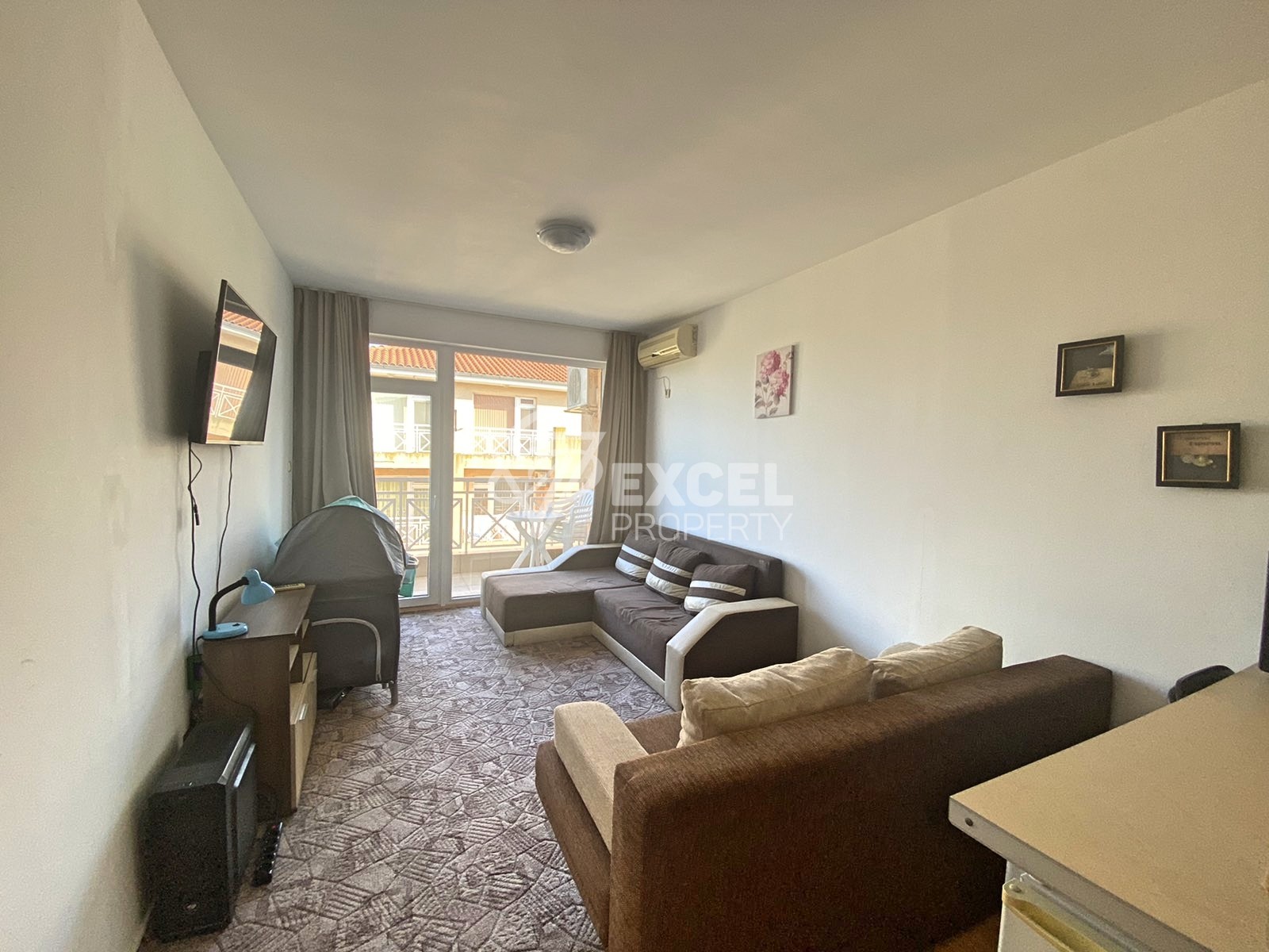 Просторно и добре мебелирано студиo на 3 км от Слънчев бряг