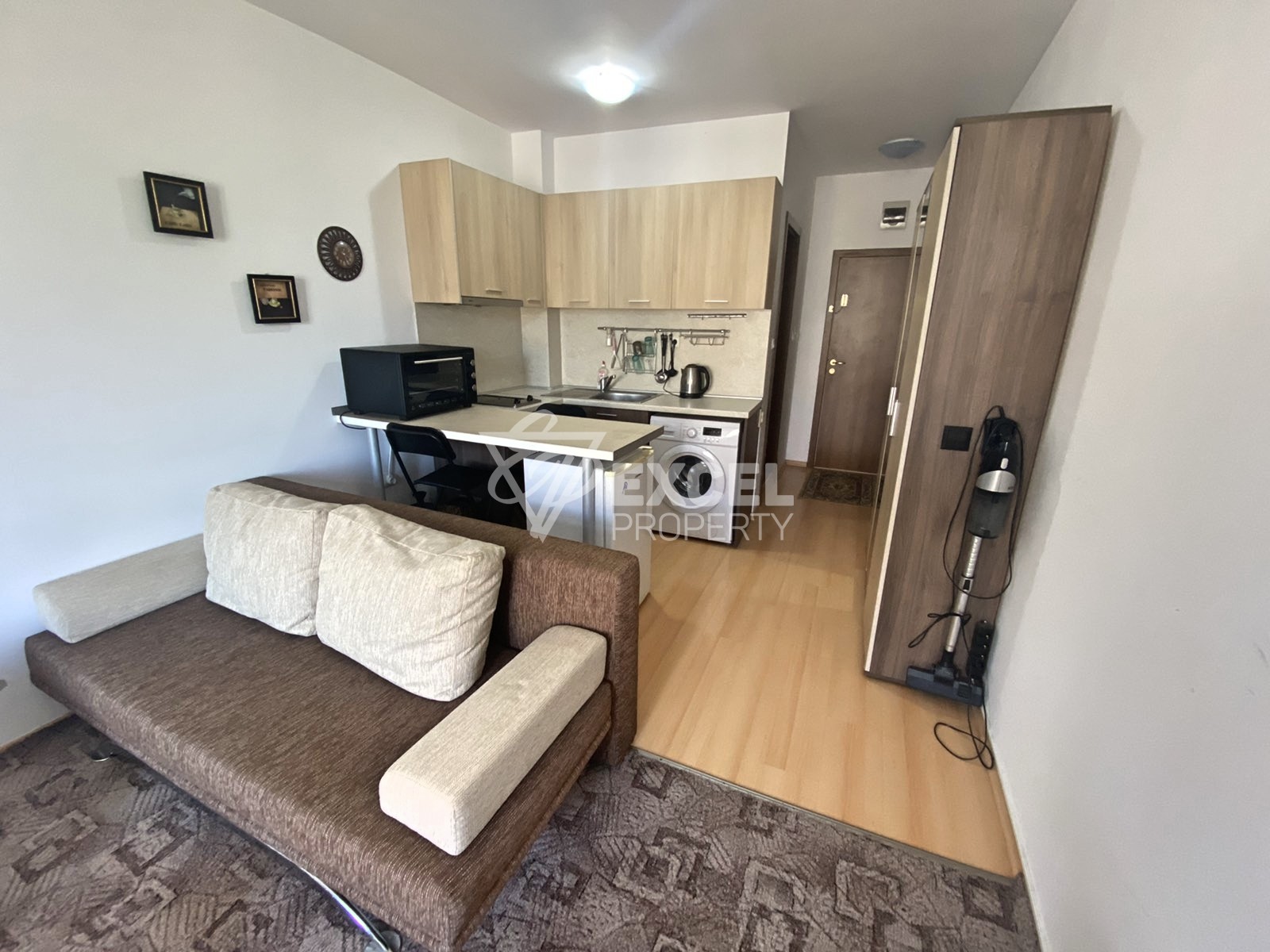 Просторно и добре мебелирано студиo на 3 км от Слънчев бряг